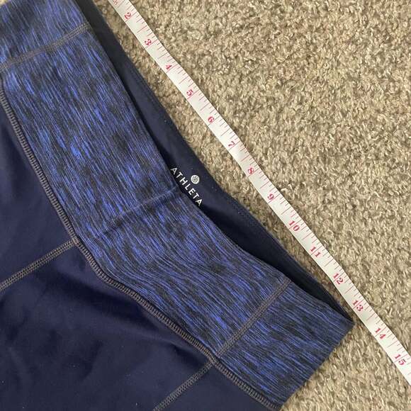 Athleta Splits Revelation Capri Leggings in Navy Blue - Picture 2 of 6